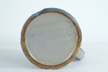 Load image into Gallery viewer, Antique Salt Glazed Stoneware Pitcher with Native American Relief Scene and Chief Handle 8 Inch
