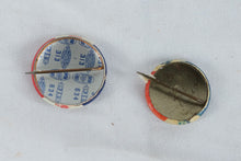 Load image into Gallery viewer, Vintage 1950s “I Like Ike” &amp; “Let’s Back Ike” Political Campaign Buttons – Eisenhower Memorabilia Pair
