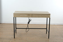 Load image into Gallery viewer, Threshold Loring Oak Writing Desk with USB Charging and Drawers
