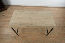 Load image into Gallery viewer, Threshold Loring Oak Writing Desk with USB Charging and Drawers
