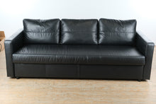 Load image into Gallery viewer, IKEA FRIHETEN Black Sleeper Sofa with Storage
