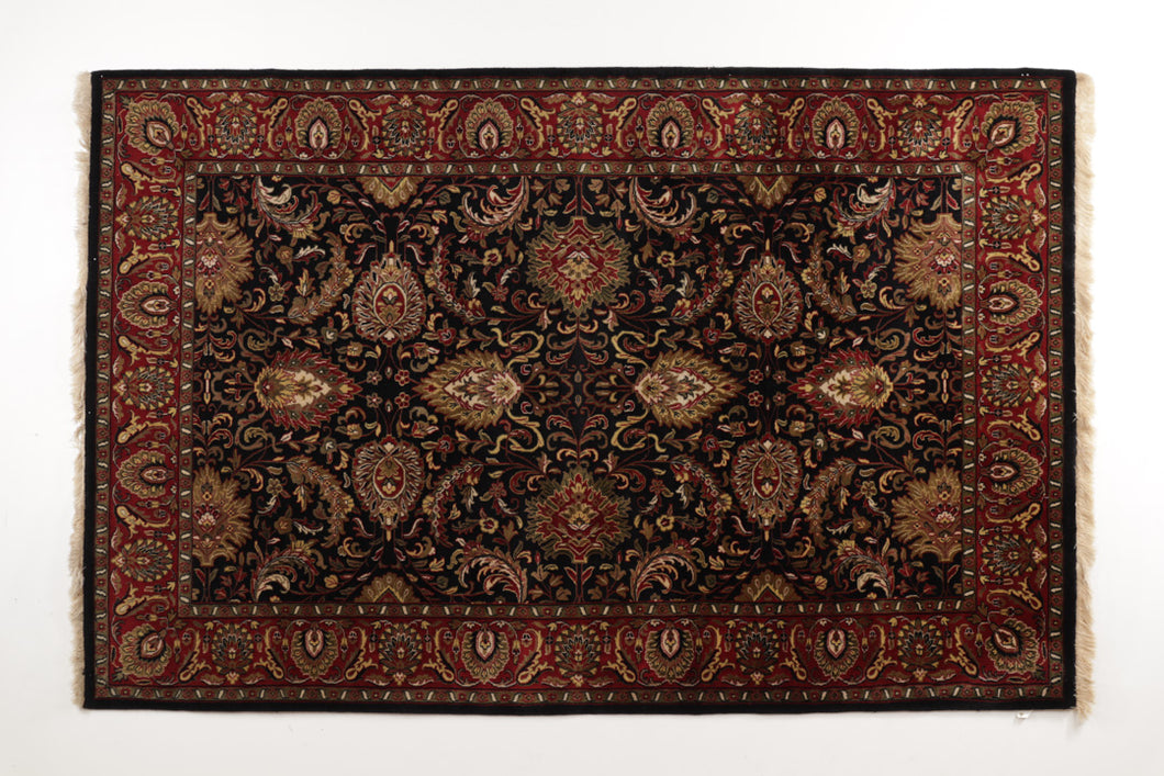 Val-Hariz Burgundy India Rug by Capel