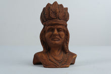 Load image into Gallery viewer, 1973 Jim Beam National Tobacco Festival Indian Chief Decanter Stopper
