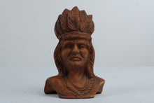 Load image into Gallery viewer, 1973 Jim Beam National Tobacco Festival Indian Chief Decanter Stopper
