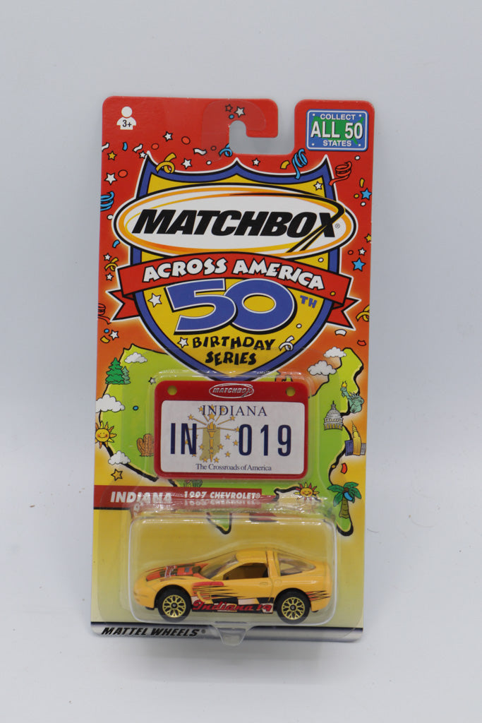 Matchbox Across America 50th Birthday Series – Indiana 1997 Chevrolet Corvette (IN 019)