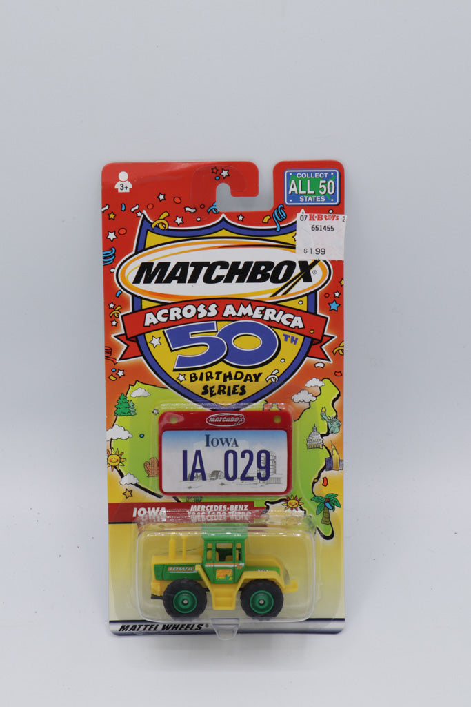 Matchbox Across America 50th Birthday Series – Iowa Mercedes-Benz Trac 1600 Turbo (IA 029)