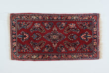 Load image into Gallery viewer, Persian Kashan-Style Wool Rug – 39&quot; x 20&quot;
