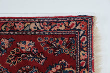 Load image into Gallery viewer, Persian Kashan-Style Wool Rug – 39&quot; x 20&quot;
