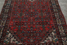 Load image into Gallery viewer, Vintage Persian Iranian Hand Knotted Wool Rug Red 49 x 119 Inches
