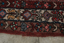 Load image into Gallery viewer, Vintage Persian Iranian Hand Knotted Wool Rug Red 49 x 119 Inches
