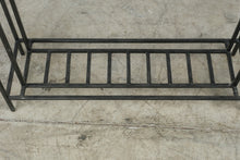 Load image into Gallery viewer, Iron and Glass Console Table with Lower Shelf
