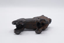 Load image into Gallery viewer, Antique Cast Iron Lion Still Bank Coin Bank Figural Money Box
