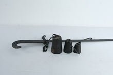 Load image into Gallery viewer, Antique Steelyard Balance Scale 200 Pound Double Sided Beam With 3 Weights
