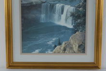 Load image into Gallery viewer, Vintage Ed Wysocki Isaiah 26 3 Waterfall Limited Edition Print 45 of 175 Framed
