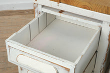 Load image into Gallery viewer, Vintage Farmhouse Industrial Kitchen Island from Repurposed Executive Desk
