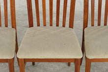Load image into Gallery viewer, Set of 4 Italian Workbench Cherry Wood Modern Dining Chairs
