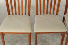 Load image into Gallery viewer, Set of 4 Italian Workbench Cherry Wood Modern Dining Chairs
