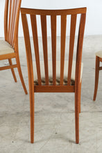Load image into Gallery viewer, Set of 4 Italian Workbench Cherry Wood Modern Dining Chairs
