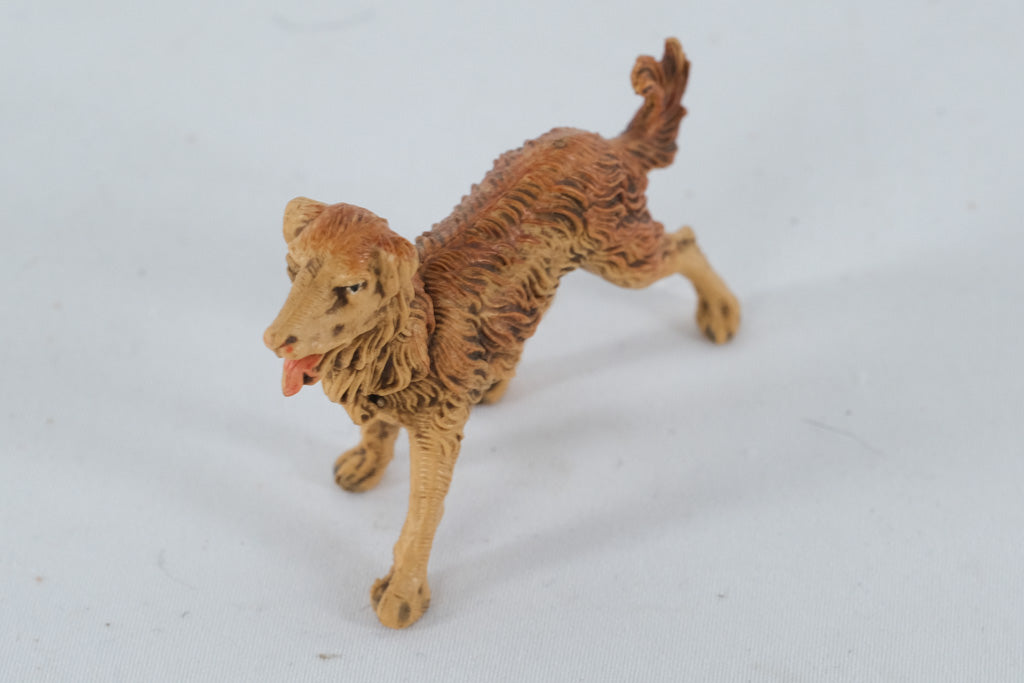 Hand-Painted Dog Figurine Made in Italy – Borzoi / Afghan Hound Style Collectible