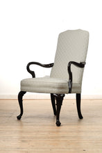 Load image into Gallery viewer, Ivory Queen Anne Arm Chair
