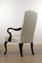 Load image into Gallery viewer, Ivory Queen Anne Arm Chair
