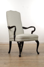 Load image into Gallery viewer, Ivory Queen Anne Arm Chair
