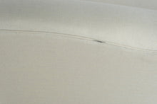 Load image into Gallery viewer, Traditional Curved Back Ivory Upholstered Sofa with Skirted Base
