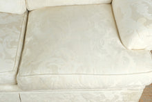 Load image into Gallery viewer, Traditional Damask Upholstered Sleeper Sofa with Rolled Arms

