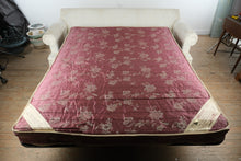 Load image into Gallery viewer, Traditional Damask Upholstered Sleeper Sofa with Rolled Arms
