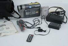 Load image into Gallery viewer, JVC GR SXM915 Super VHS Camcorder Bundle Remote Charger Case
