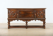 Load image into Gallery viewer, Walnut Jacobean Buffet
