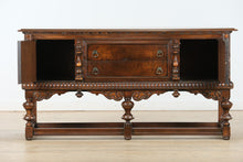 Load image into Gallery viewer, Walnut Jacobean Buffet
