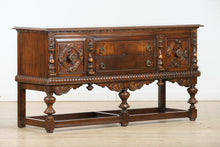 Load image into Gallery viewer, Walnut Jacobean Buffet
