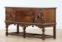 Load image into Gallery viewer, Walnut Jacobean Buffet
