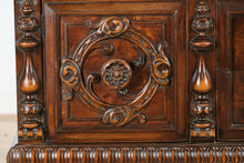 Load image into Gallery viewer, Walnut Jacobean Buffet
