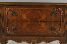 Load image into Gallery viewer, Vintage Jacobean Style Walnut Buffet Sideboard Server Cabinet - Online Only
