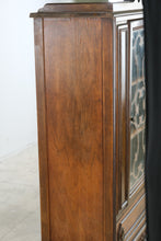 Load image into Gallery viewer, Jacobean Revival Walnut China Cabinet Display Cabinet with Carved Glass Door - Online Only
