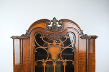 Load image into Gallery viewer, Union Furniture Co Rockford Mahogany China Cabinet Display Hutch Queen Anne Style
