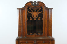 Load image into Gallery viewer, Union Furniture Co Rockford Mahogany China Cabinet Display Hutch Queen Anne Style
