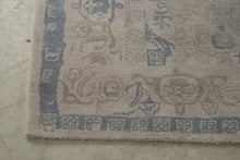 Load image into Gallery viewer, Jaipur Living Citrine Handmade Wool Viscose Area Rug Gray Ivory Blue 9x12
