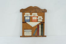 Load image into Gallery viewer, Hand Painted Wood Kitchen Wall Plaque Jam Jelly Cookbooks Folk Art
