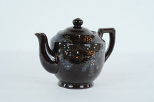 Load image into Gallery viewer, Hand-Decorated Japanese Ceramic Teapot with Lid – Floral Motif
