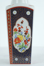 Load image into Gallery viewer, Japanese Imari Porcelain Vase with Floral and Bird Panels
