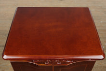 Load image into Gallery viewer, Traditional Cherry Jewelry Armoire – Mirrored Lid, Multiple Drawers &amp; Necklace Doors
