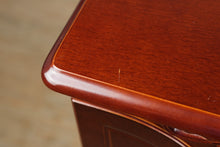 Load image into Gallery viewer, Traditional Cherry Jewelry Armoire – Mirrored Lid, Multiple Drawers &amp; Necklace Doors
