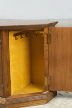 Load image into Gallery viewer, Vintage Mele Japan Wooden Musical Jewelry Box Carved Four Door Chest
