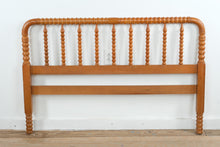 Load image into Gallery viewer, Vintage Jenny Lind Style Full Size Spindle Wood Headboard
