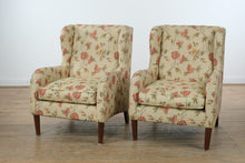 Load image into Gallery viewer, Pair of Joe Ruggiero Collection Wingback Chairs
