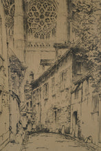 Load image into Gallery viewer, John Taylor Arms The Rose Beauvais 1925 Original Etching French Church Series

