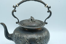 Load image into Gallery viewer, John Turton Antique Silverplate Tilting Teapot Kettle Sheffield England 1786
